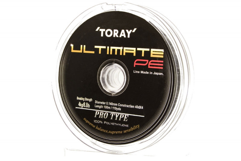 Леска плетеная Ultimate PE 100м. Toray