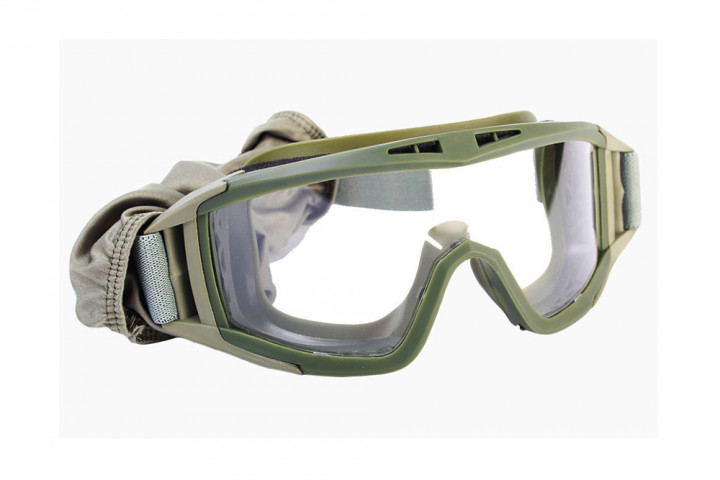 Очки защитные DAISY Tactical (3 сменные линзы) PC Green