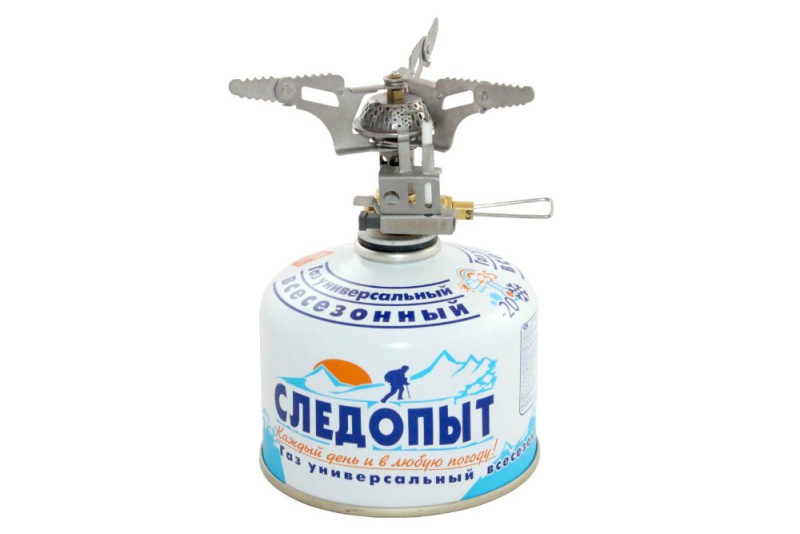 Плита портативная газовая СЛЕДОПЫТ Огненный цветок PF-GSP-S10