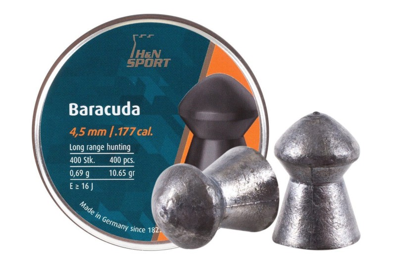Пули H&N Baracuda 4,5 мм 0,69 г (400 шт)