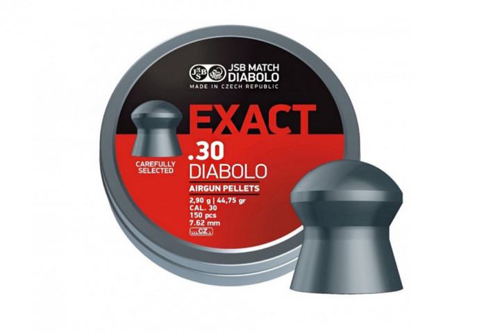 Пули JSB Exact Diabolo 7,62 мм  2,90г (150 шт)