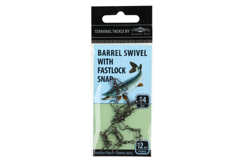 Вертлюг Mikado с карабином Fastlock
