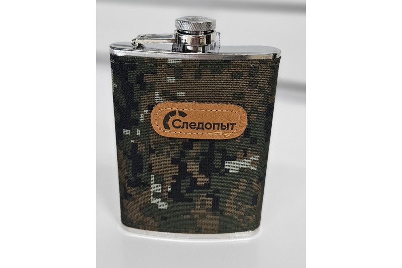 Фляжка СЛЕДОПЫТ в оплетке PF-BD-F21 240 мл