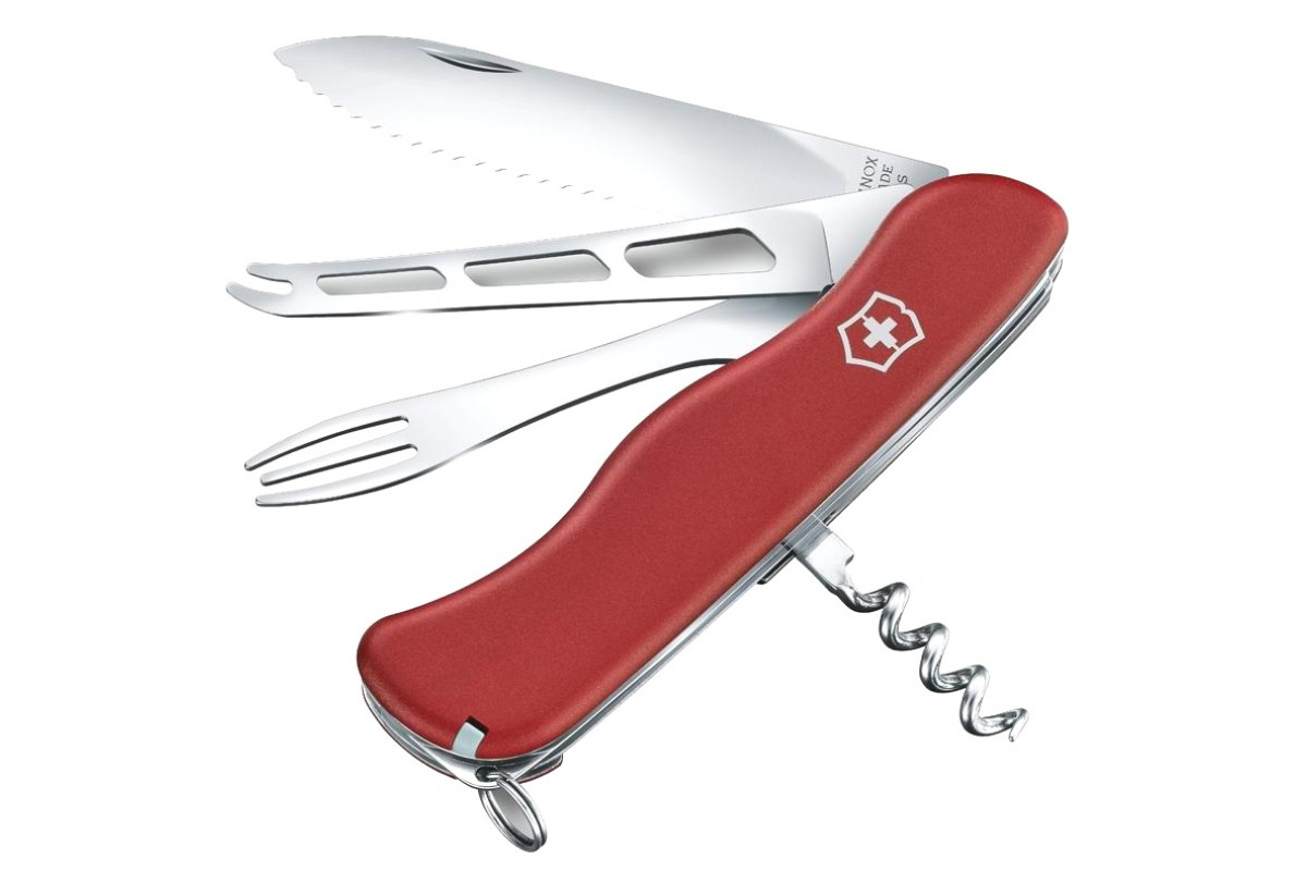 Нож перочинный Victorinox Cheese Master 0.8313.W 111мм красный