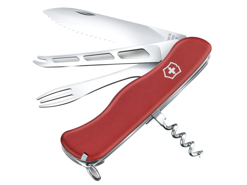 Нож перочинный Victorinox Cheese Master 0.8313.W 111мм красный