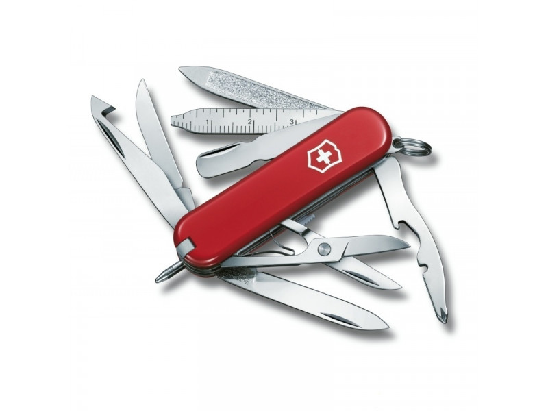 Нож перочинный VICTORINOX miniChamp 0.6385 58мм, красный