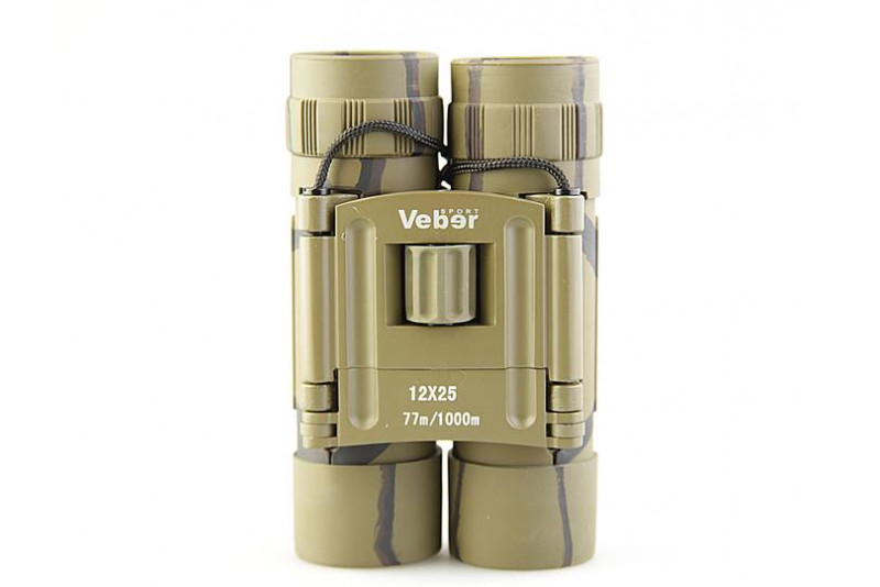 Бинокль БН 12х25 кмф Veber Sport