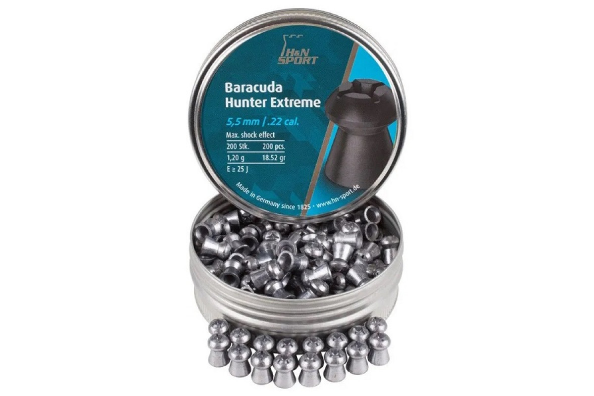 Пули H&N Baracuda Hunter Extreme 5,5 мм 1.21 гр (200 шт)