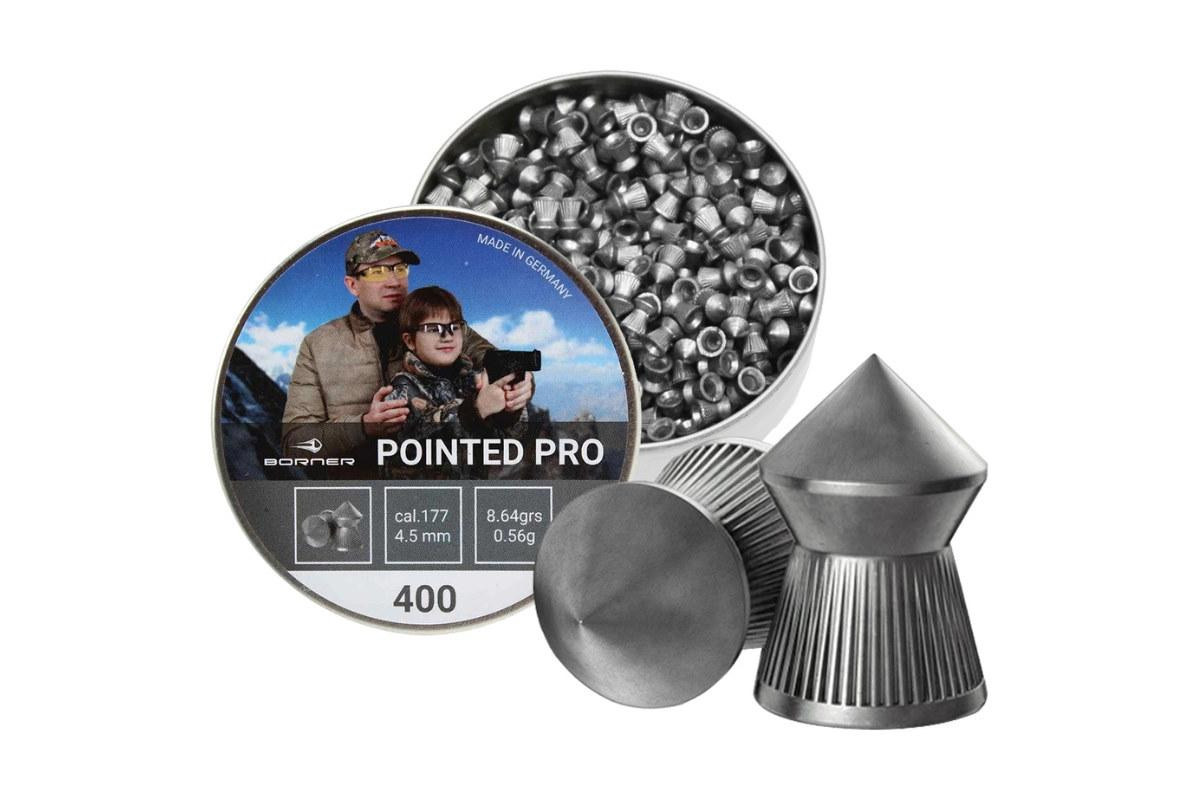 Пули Borner Pointed Pro 4,5 (400 шт) 0,56 гр