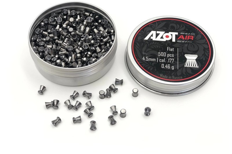 Пули Azot Air Flat 4,5 мм 0,46 гр (200 шт)