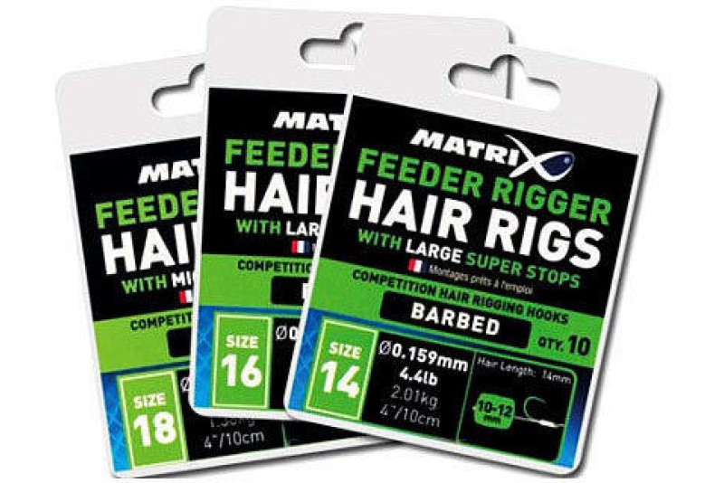 Поводок фидерный 4" (10см.) Matrix Feeder Riggers Hair Rigs