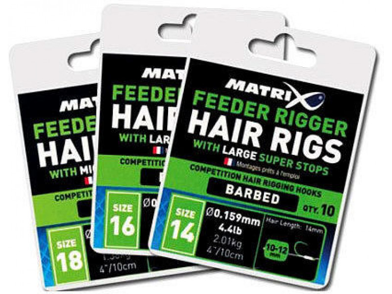 Поводок фидерный 4" (10см.) Matrix Feeder Riggers Hair Rigs