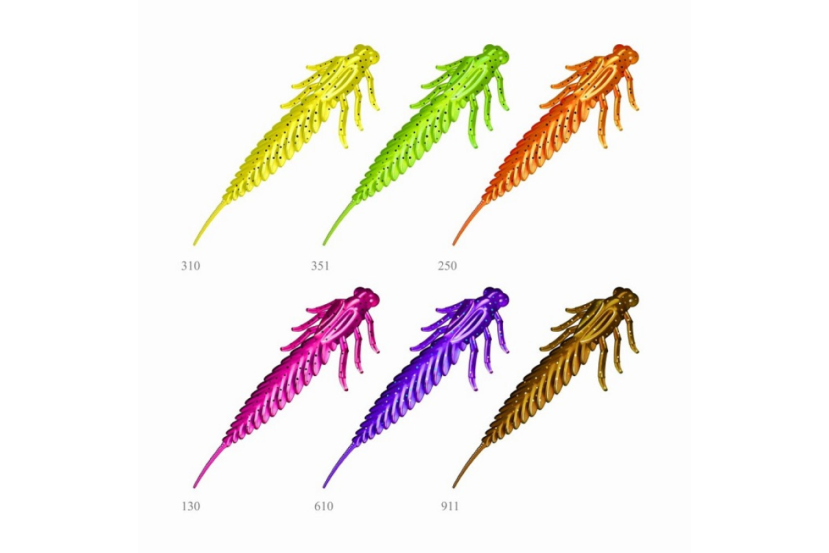 Приманка ZUB-LARVA  60мм(2,4