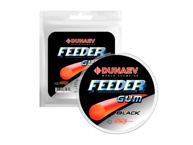 Фидергам Dunaev Feeder Gum Black