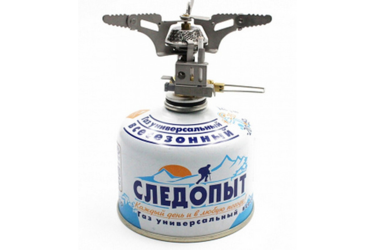 Плита портативная газовая СЛЕДОПЫТ Ручное пламя PF-GSP-S07