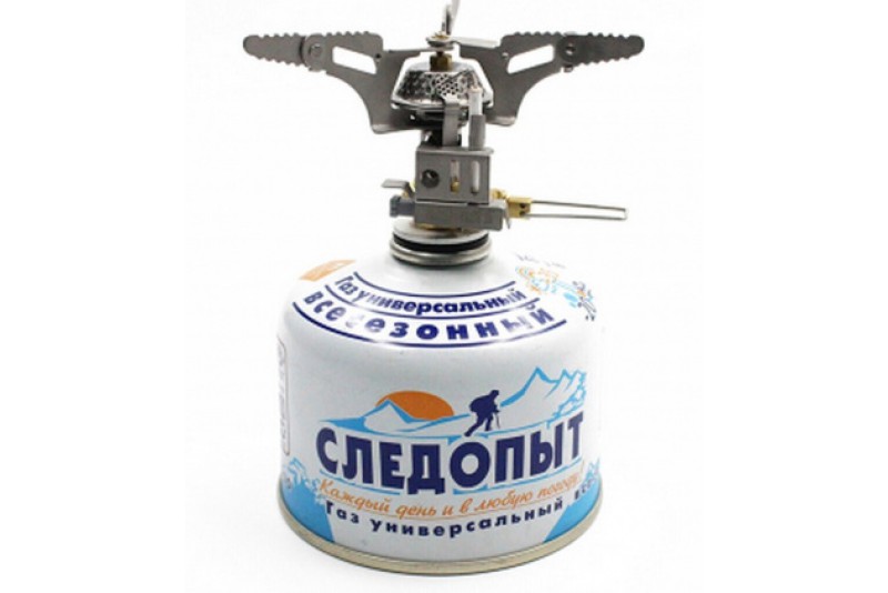 Плита портативная газовая СЛЕДОПЫТ Ручное пламя PF-GSP-S07