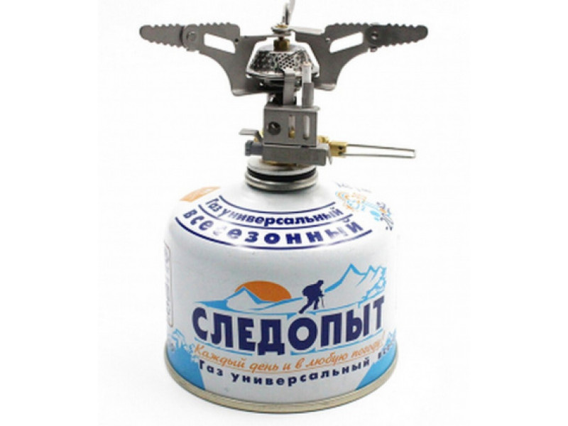 Плита портативная газовая СЛЕДОПЫТ Ручное пламя PF-GSP-S07