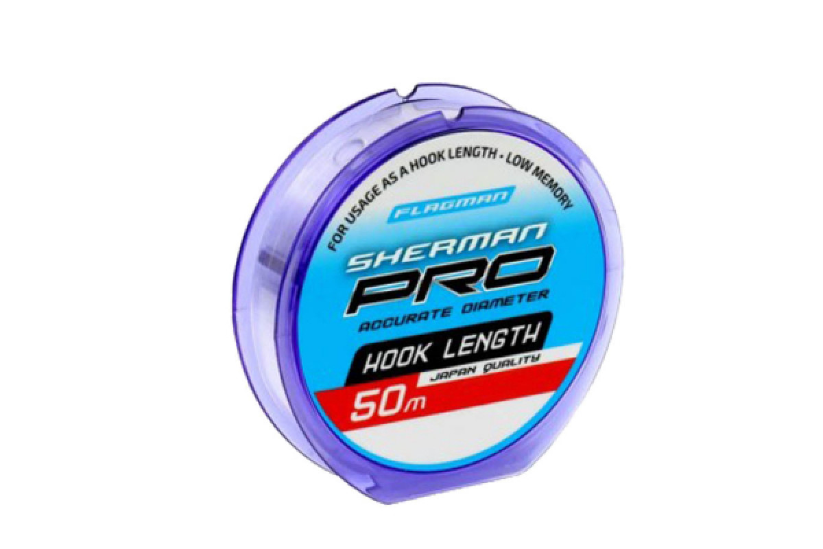 Леска FLAGMAN Sherman Pro Hook Length 50м