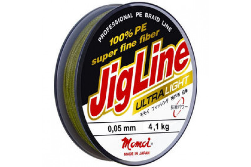 Леска плетеная Momoi JigLine Ultra PE 100м хаки