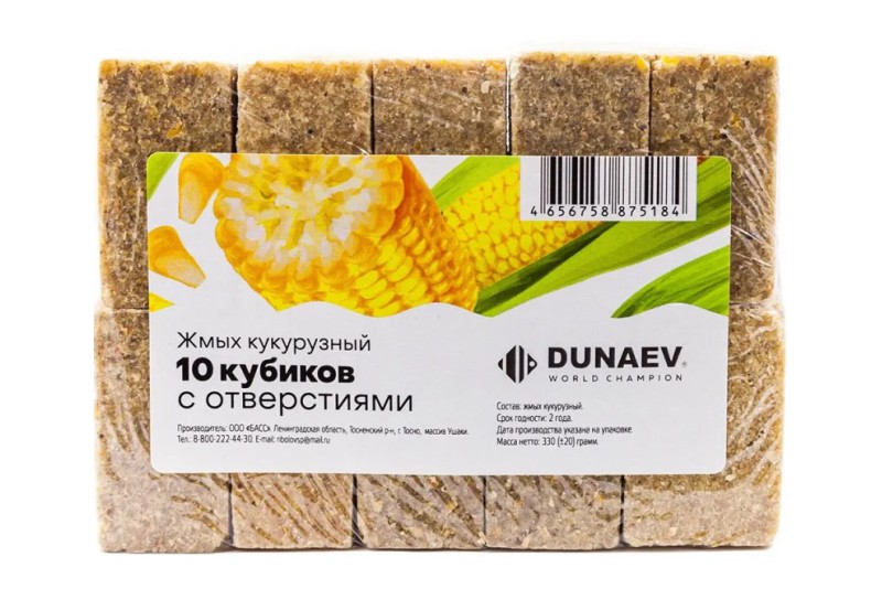 Жмых DUNAEV кукурузный 300г.