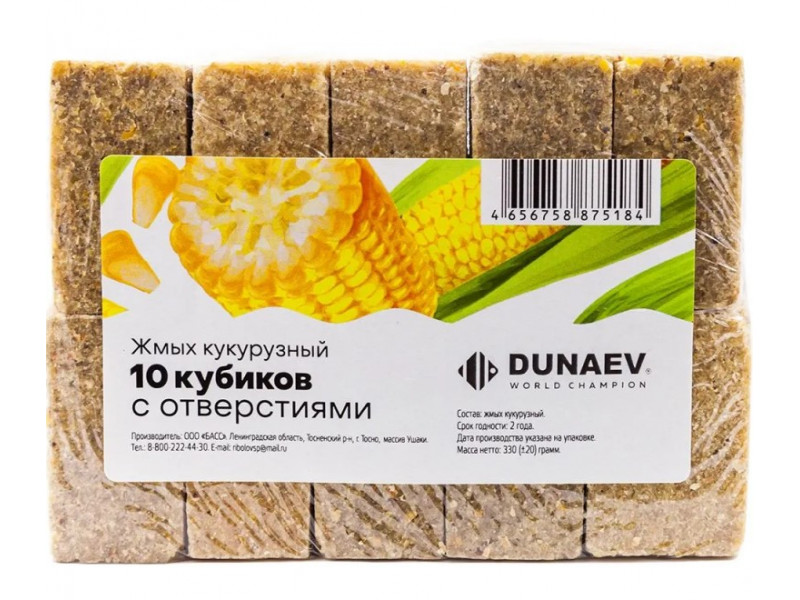 Жмых DUNAEV кукурузный 300г.