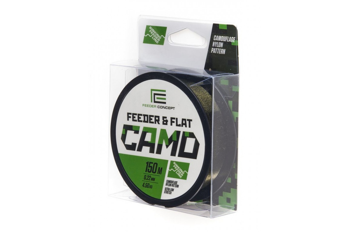 Леска Feeder Concept FEEDER&FLAT Camo 150