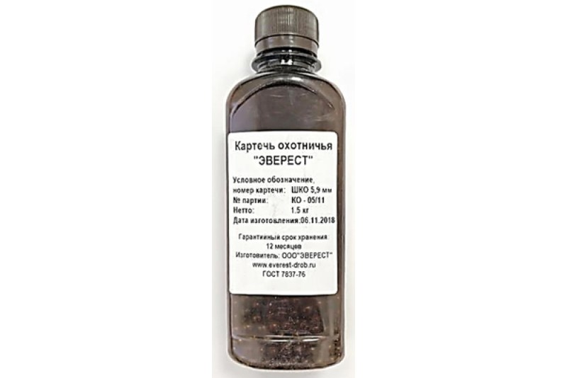 Картечь 5.9 мм. в банках по 1,5 кг (ЭВЕРЕСТ )