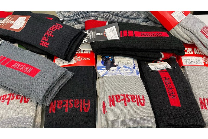 Носки Alaskan woolen socks black