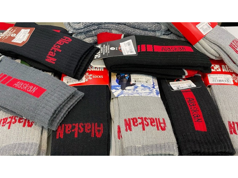 Носки Alaskan woolen socks black